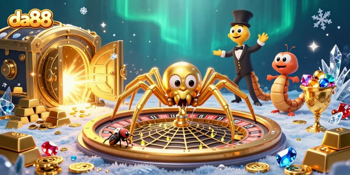 Engage with da88 and spin the roulette wheel in a vibrant casino adventure filled with treasures.