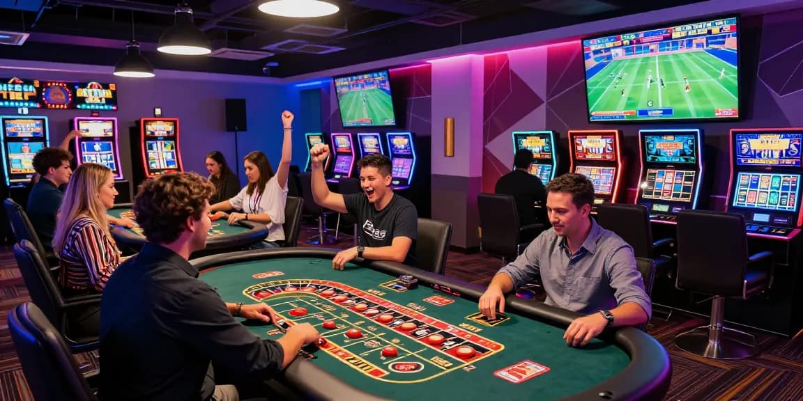Engaged players enjoying games at SHBET online casino platform https://shbet.cruises/ with vibrant atmosphere and interactive screens.