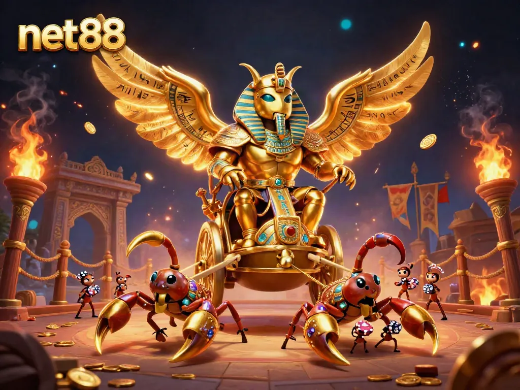 Engage in thrilling gaming experiences with net88 featuring vibrant casino elements and dynamic characters.