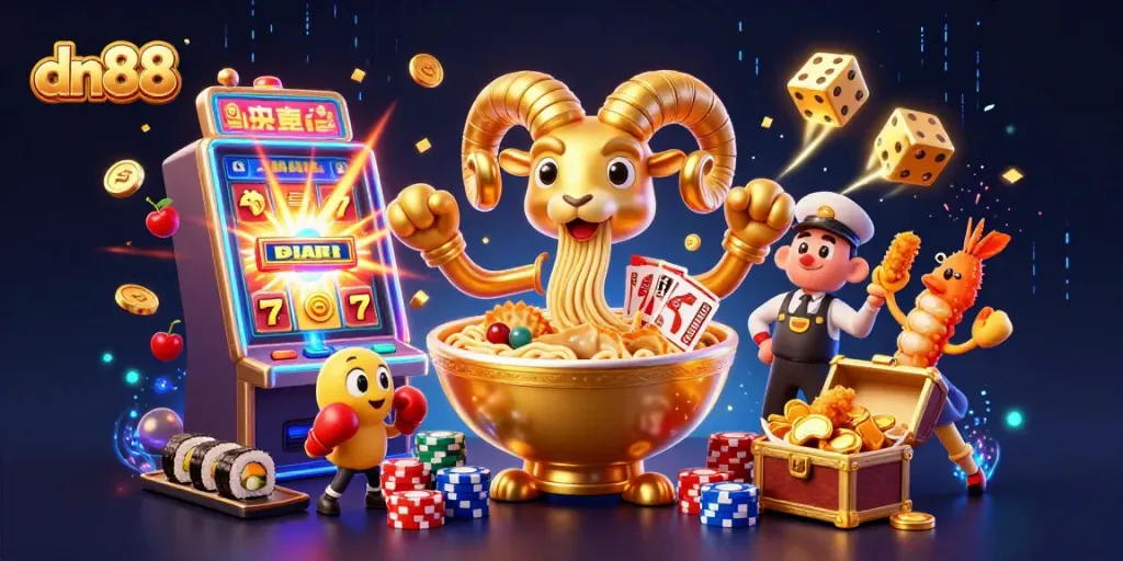 Experience the thrill of dn88 casino with vibrant characters and dynamic game action.