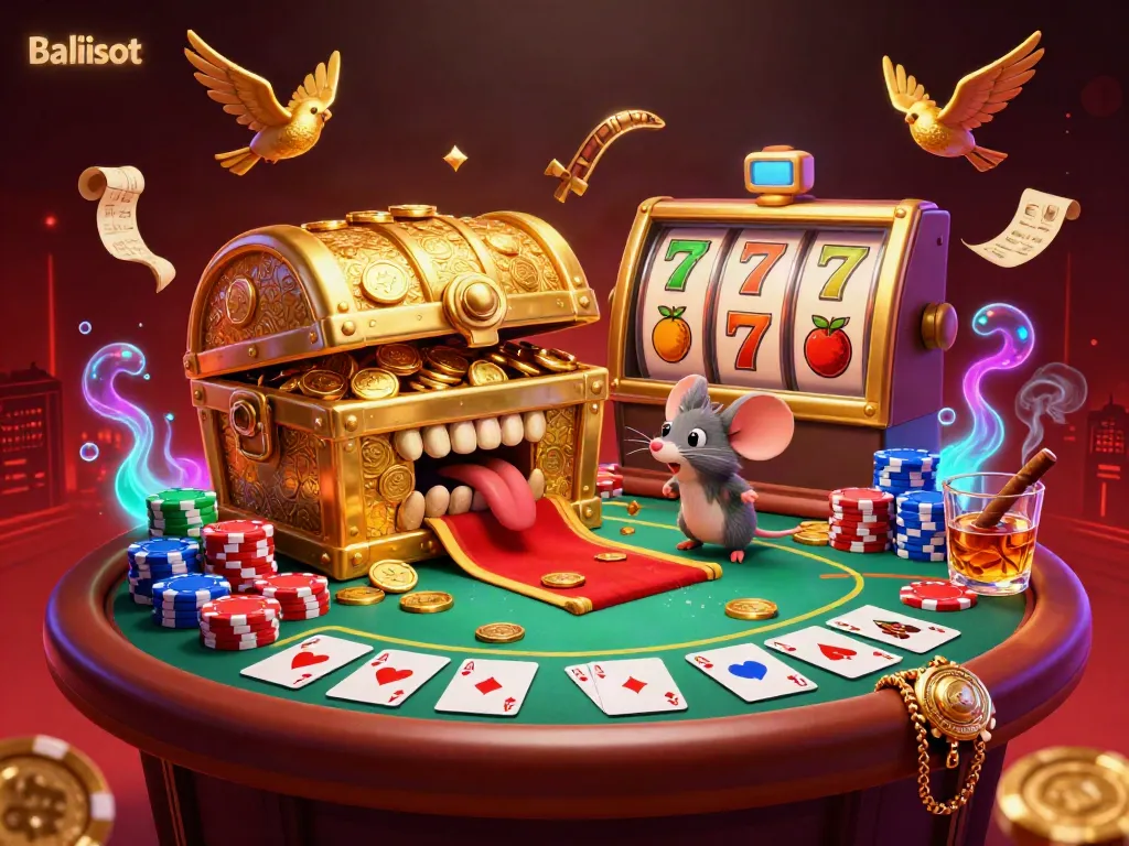 Engage with Balislot's vibrant characters in a thrilling 3D casino atmosphere filled with exciting game elements.