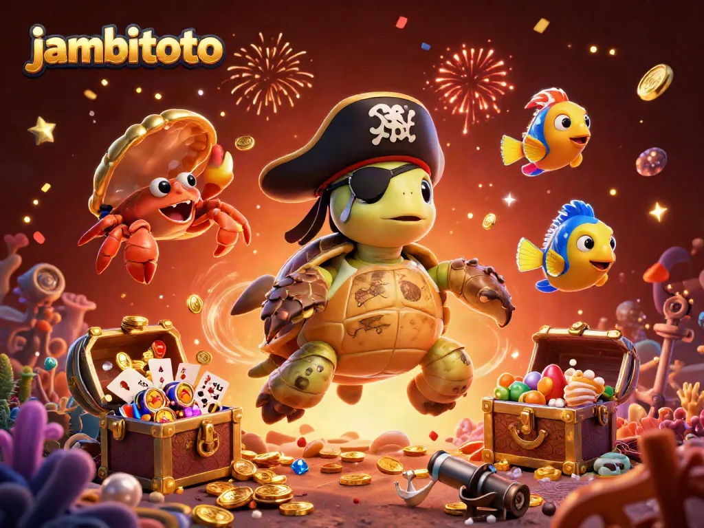 Experience thrilling wins with jambitoto's vibrant treasure-themed casino atmosphere.