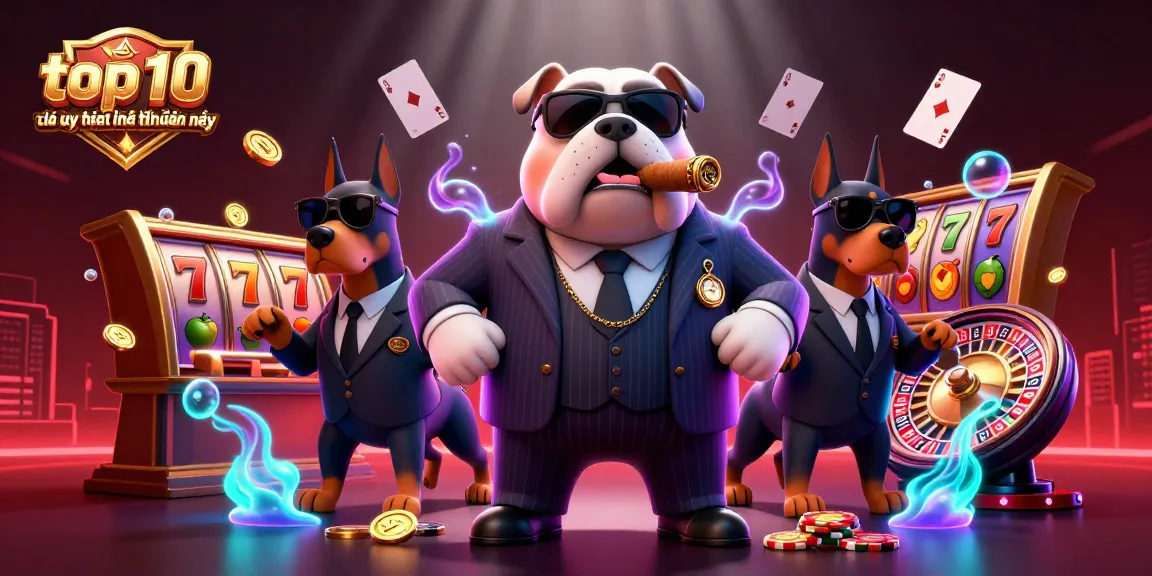 Experience top 10 nhà cái uy tín nhất hiện nay with a vibrant 3D casino scene featuring engaging characters and dynamic elements.