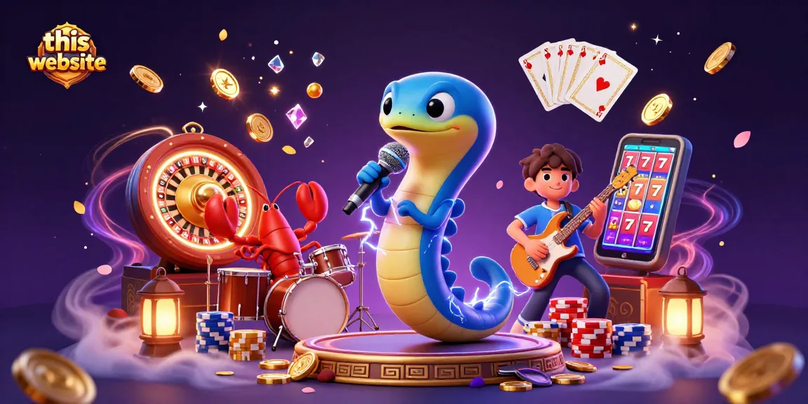 This website showcases a vibrant underwater casino with an electric eel DJ and dynamic elements for casino enthusiasts.