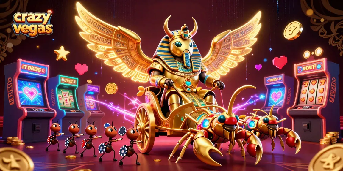 Enjoy vibrant gameplay with crazyvegas slots featuring unique character illustrations and dynamic 3D visuals.