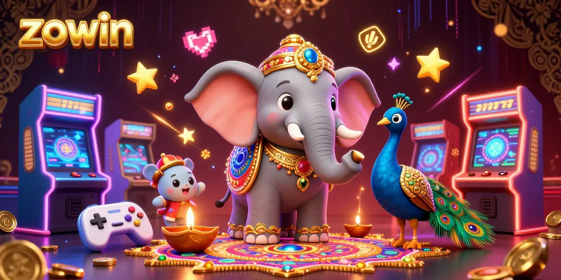 Zowin transforms gameplay with vibrant 3D characters and dynamic casino-themed elements.