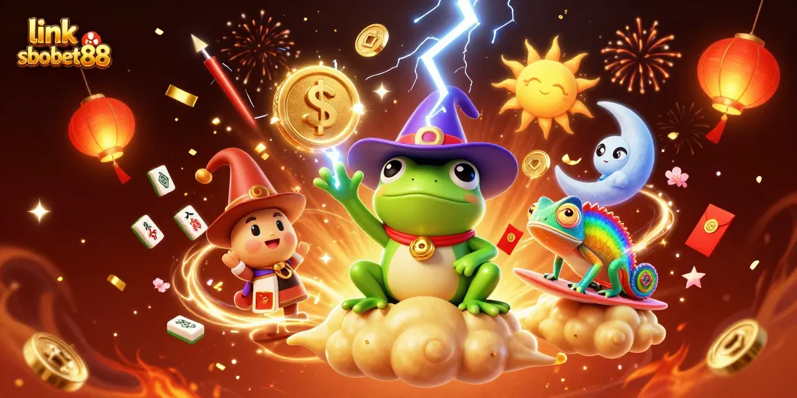 Win big with link sbobet88 as rich gameplay elements surround lively characters in a stunning 3D scene.