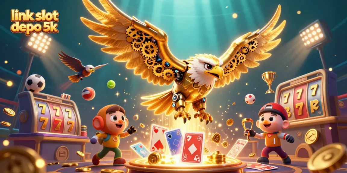 Engage with link slot depo 5k and experience thrilling slot action with jackpot counters and vibrant elements.