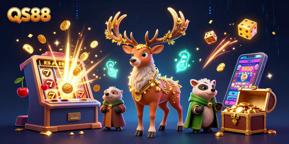 Engage in the glimmering world of QS88 with captivating slots, magical creatures, and winning opportunities.