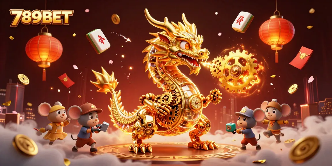 Experience thrilling gameplay with 789BET amid vibrant casino elements in an ultra-detailed illustration.